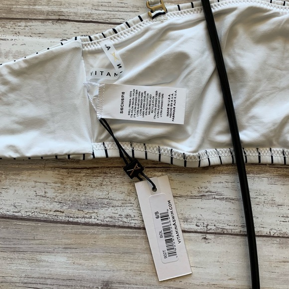 Vitamin A Swim MILA Bandeau Bikini Top - Picture 7 of 10